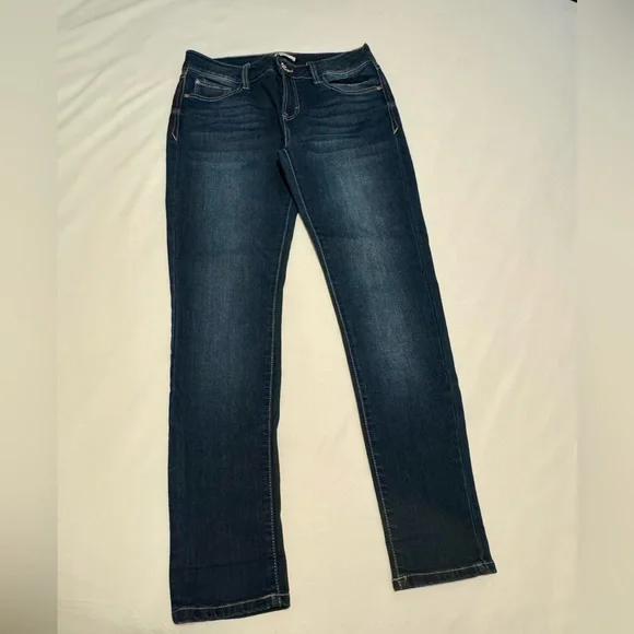 Kenzie Ankle Biter Classic Skinny Jeans Dark Wash NWOT Size 4 Mid Rise Classic - Picture 8 of 13